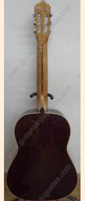 guitarra de Paracho de cedro con pinabete modelo CGCE sin curva vista color nogal